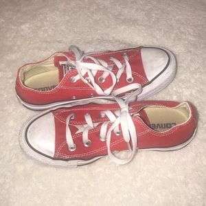 red converse low top